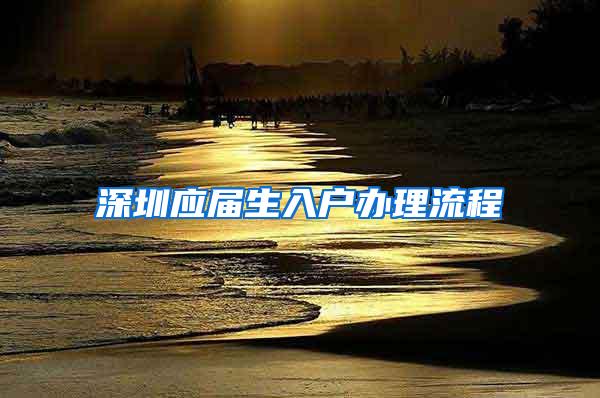 深圳应届生入户办理流程