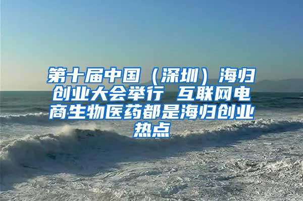 第十届中国（深圳）海归创业大会举行 互联网电商生物医药都是海归创业热点