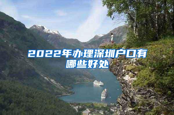 2022年办理深圳户口有哪些好处