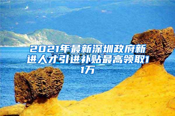 2021年最新深圳政府新进人才引进补贴最高领取11万