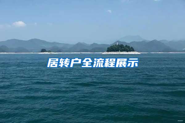居转户全流程展示
