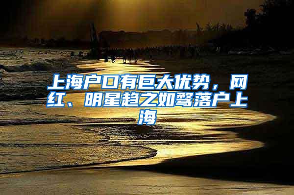 上海户口有巨大优势，网红、明星趋之如骛落户上海
