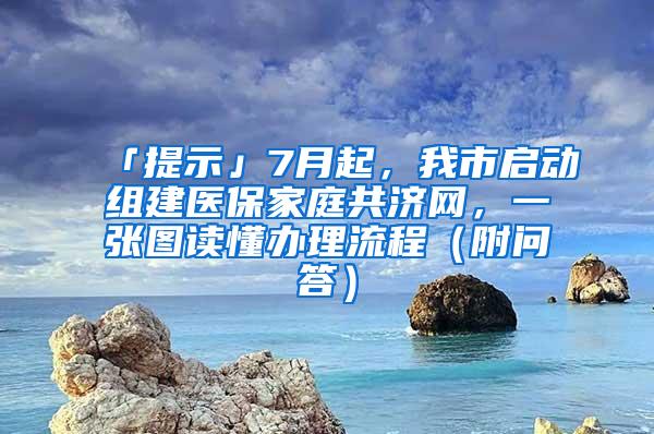 「提示」7月起，我市启动组建医保家庭共济网，一张图读懂办理流程（附问答）