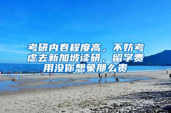 考研内卷程度高，不妨考虑去新加坡读研，留学费用没你想象那么贵