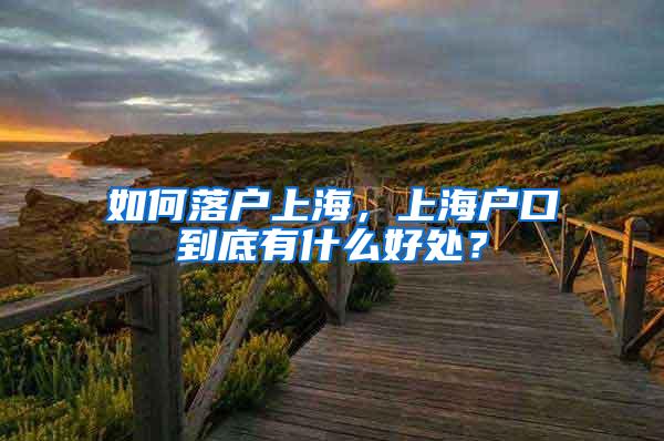 如何落户上海，上海户口到底有什么好处？