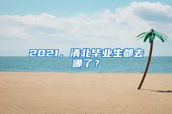 2021，清北毕业生都去哪了？