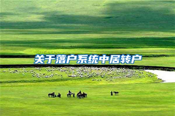 关于落户系统中居转户