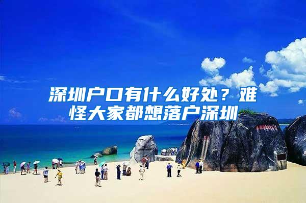 深圳户口有什么好处？难怪大家都想落户深圳