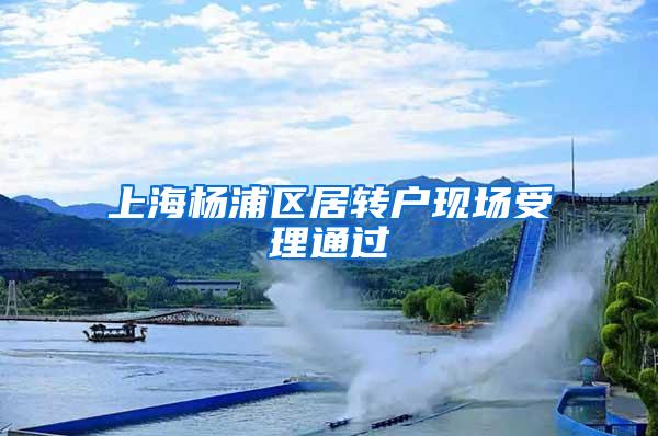 上海杨浦区居转户现场受理通过