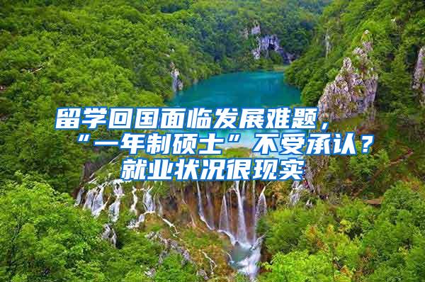 留学回国面临发展难题，“一年制硕士”不受承认？就业状况很现实
