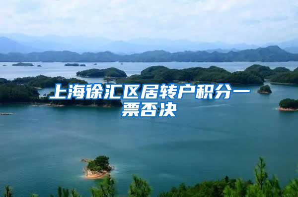上海徐汇区居转户积分一票否决