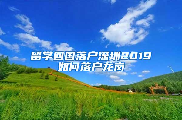 留学回国落户深圳2019如何落户龙岗