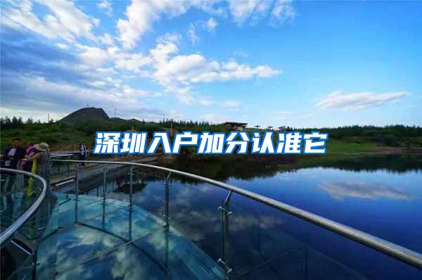 深圳入户加分认准它