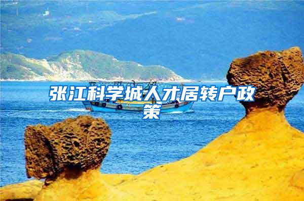 张江科学城人才居转户政策