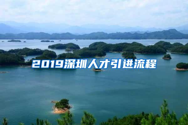 2019深圳人才引进流程