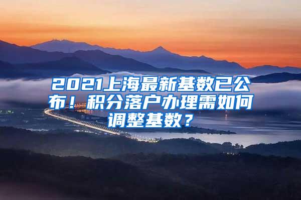 2021上海最新基数已公布！积分落户办理需如何调整基数？