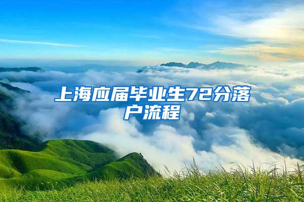 上海应届毕业生72分落户流程