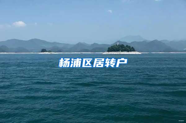 杨浦区居转户