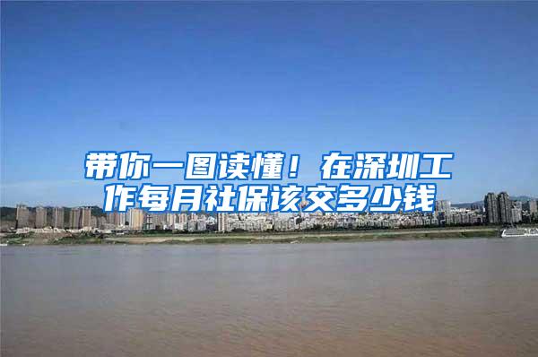 带你一图读懂！在深圳工作每月社保该交多少钱