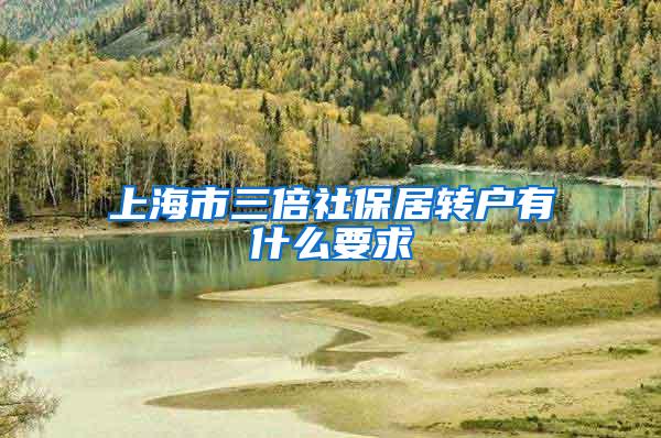 上海市三倍社保居转户有什么要求