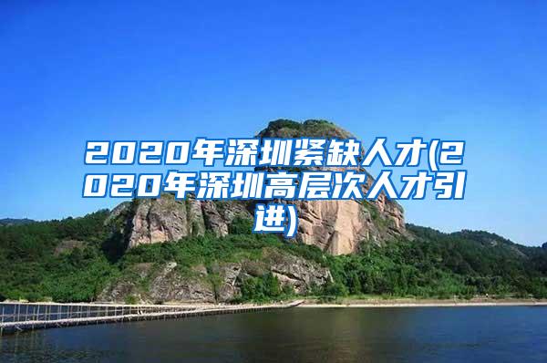 2020年深圳紧缺人才(2020年深圳高层次人才引进)