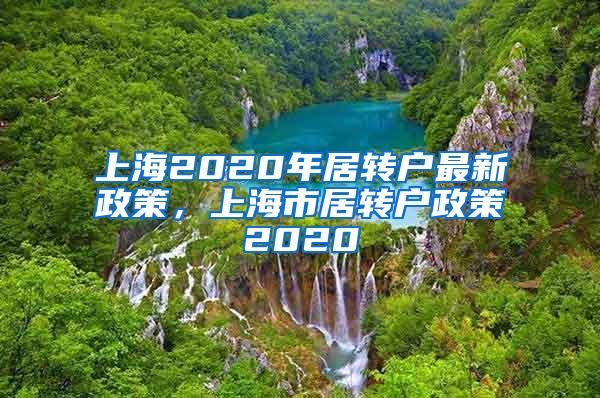 上海2020年居转户最新政策，上海市居转户政策2020