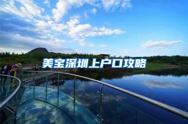 美宝深圳上户口攻略