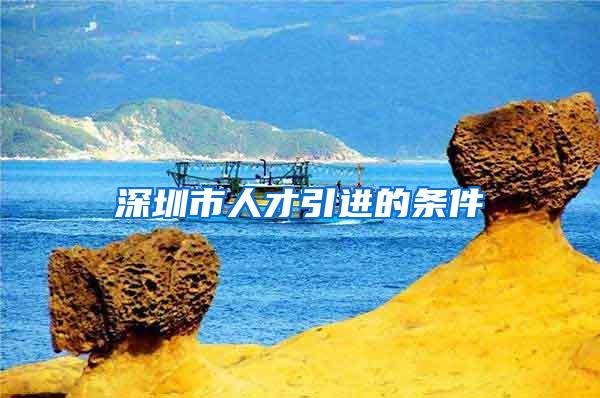 深圳市人才引进的条件