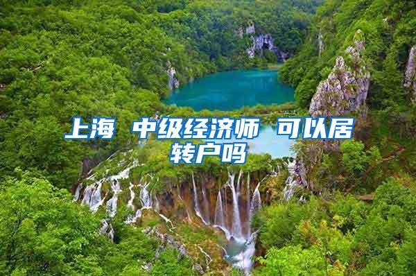 上海 中级经济师 可以居转户吗