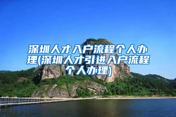 深圳人才入户流程个人办理(深圳人才引进入户流程个人办理)