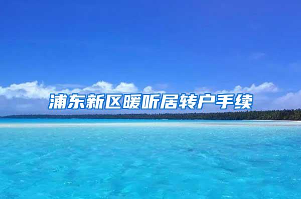 浦东新区暖听居转户手续