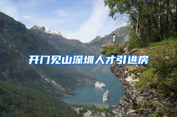 开门见山深圳人才引进房