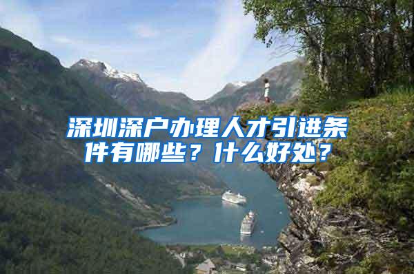 深圳深户办理人才引进条件有哪些？什么好处？