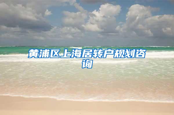 黄浦区上海居转户规划咨询
