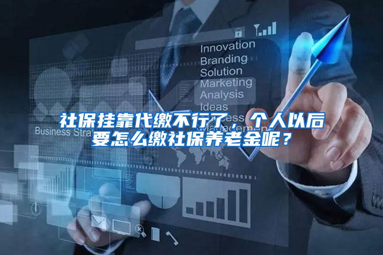 社保挂靠代缴不行了，个人以后要怎么缴社保养老金呢？