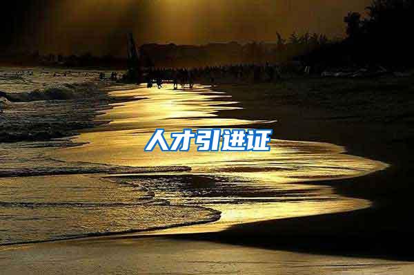 人才引进证