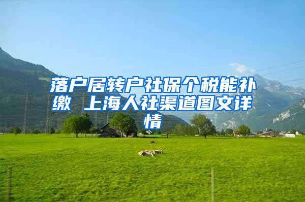 落户居转户社保个税能补缴 上海人社渠道图文详情