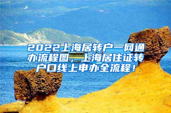 2022上海居转户一网通办流程图，上海居住证转户口线上申办全流程！