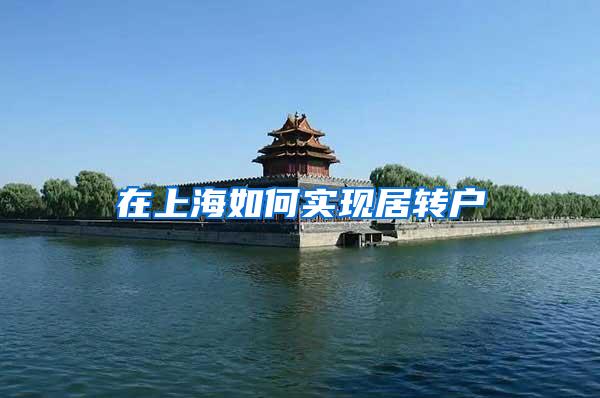 在上海如何实现居转户