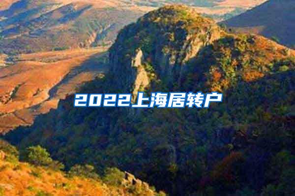 2022上海居转户