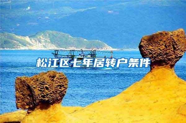 松江区七年居转户条件