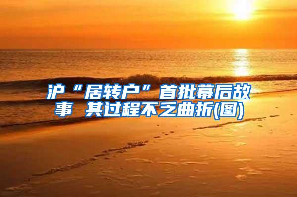 沪“居转户”首批幕后故事 其过程不乏曲折(图)