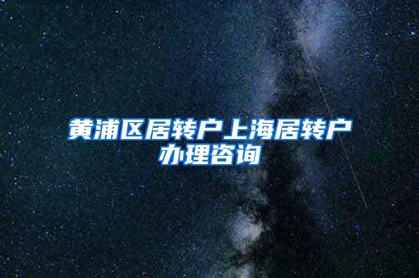 黄浦区居转户上海居转户办理咨询