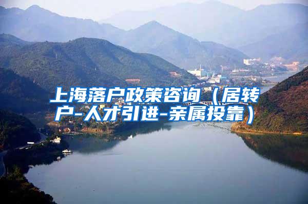 上海落户政策咨询（居转户-人才引进-亲属投靠）