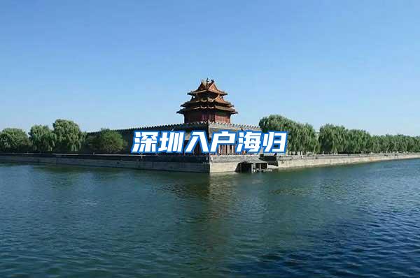 深圳入户海归