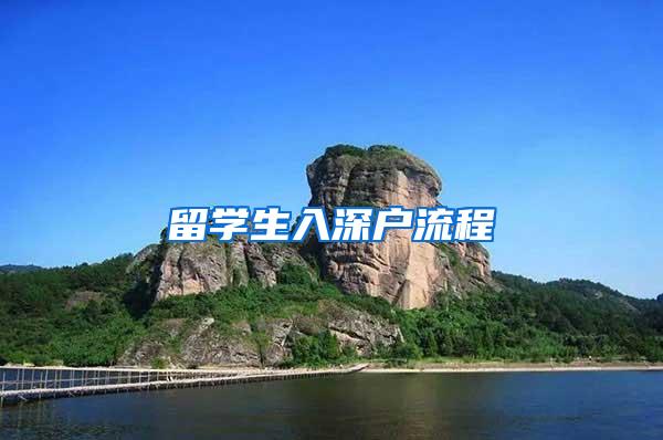 留学生入深户流程