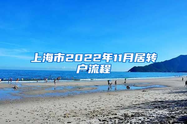 上海市2022年11月居转户流程