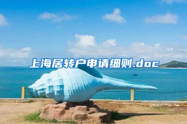 上海居转户申请细则.doc