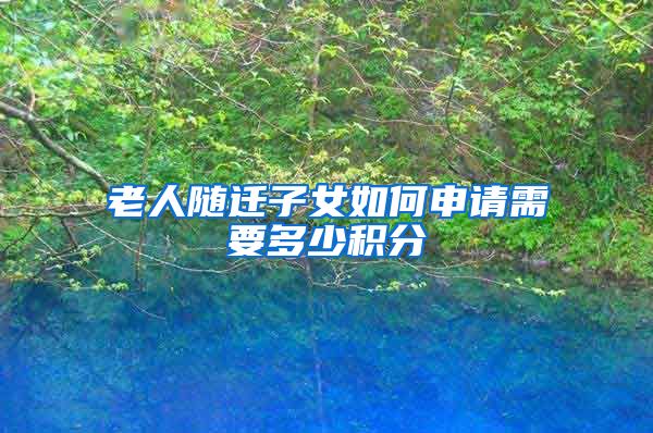 老人随迁子女如何申请需要多少积分