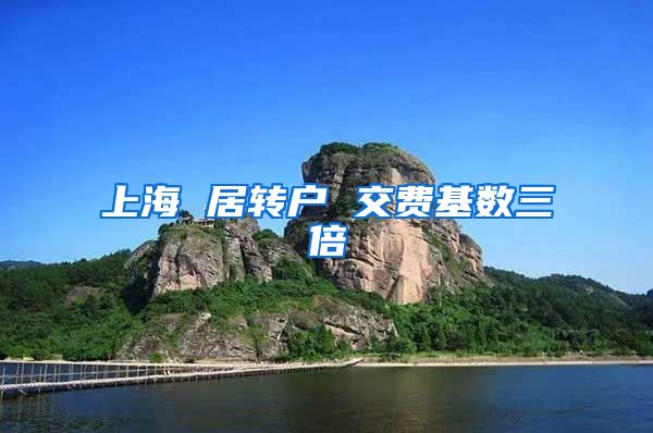 上海 居转户 交费基数三倍